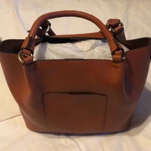 Dark orange handbag